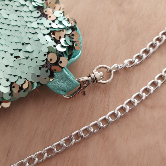 Tracolla Catena Con Moschettoni Sottile