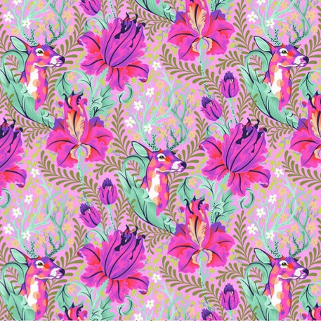 Tula Pink Tiny Beasts Deer John - Cervi