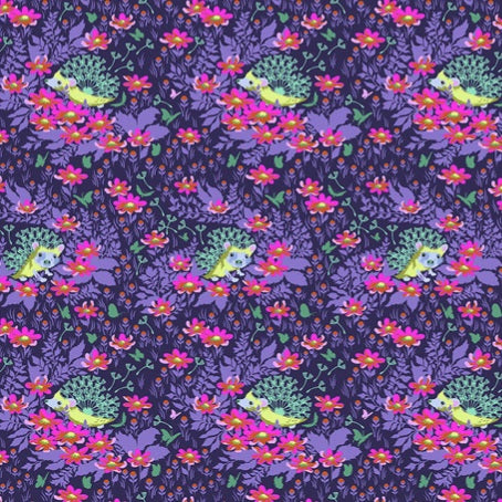 Tula Pink Tiny Beasts Whos Your Dandy - Porcospini