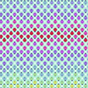 Tula Pink Tiny Beasts Painted Ladies - Coccinelle