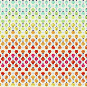 Acquista bianco Tula Pink Tiny Beasts Painted Ladies - Coccinelle