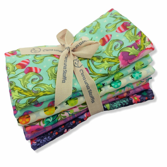 Tula Pink Tiny Beasts 6 Fat Quarter Bundle