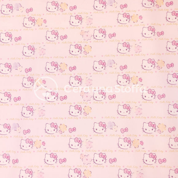 Cotone Hello Kitty Fiori e Fiocchi