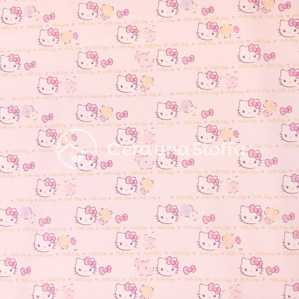 Cotone Hello Kitty Fiori e Fiocchi