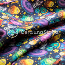 Cotone Stampa Digitale Alieni-2