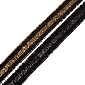 Nastro Gros Grain Righe Lurex 15082-25LX