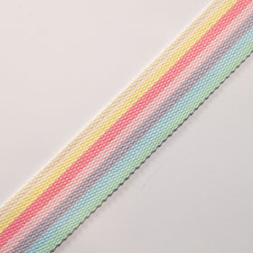 Nastro Fettuccia Arcobaleno Pastello