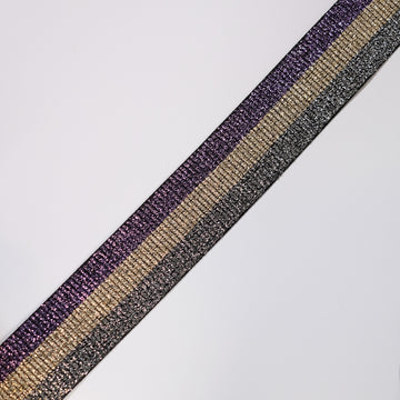 Elastico Righe Lurex - 0