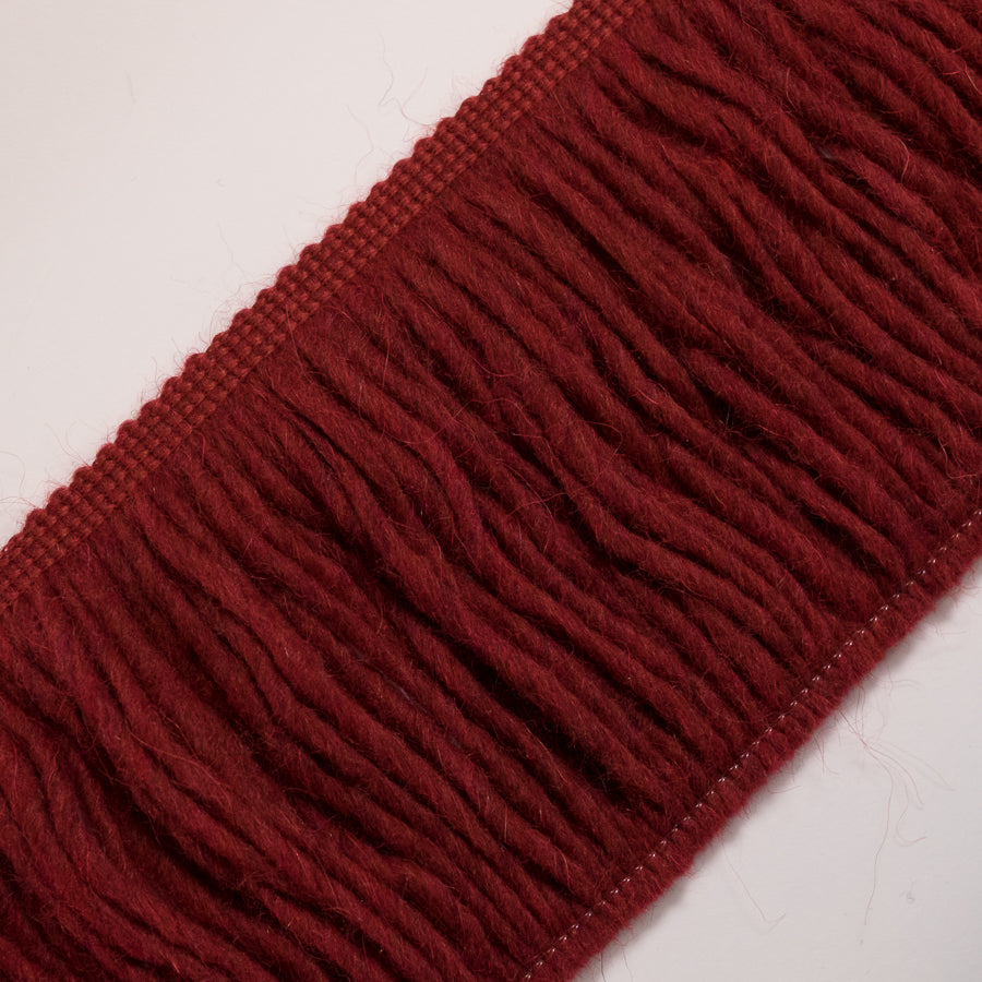 Acquista rosso Passamaneria Frange Lana