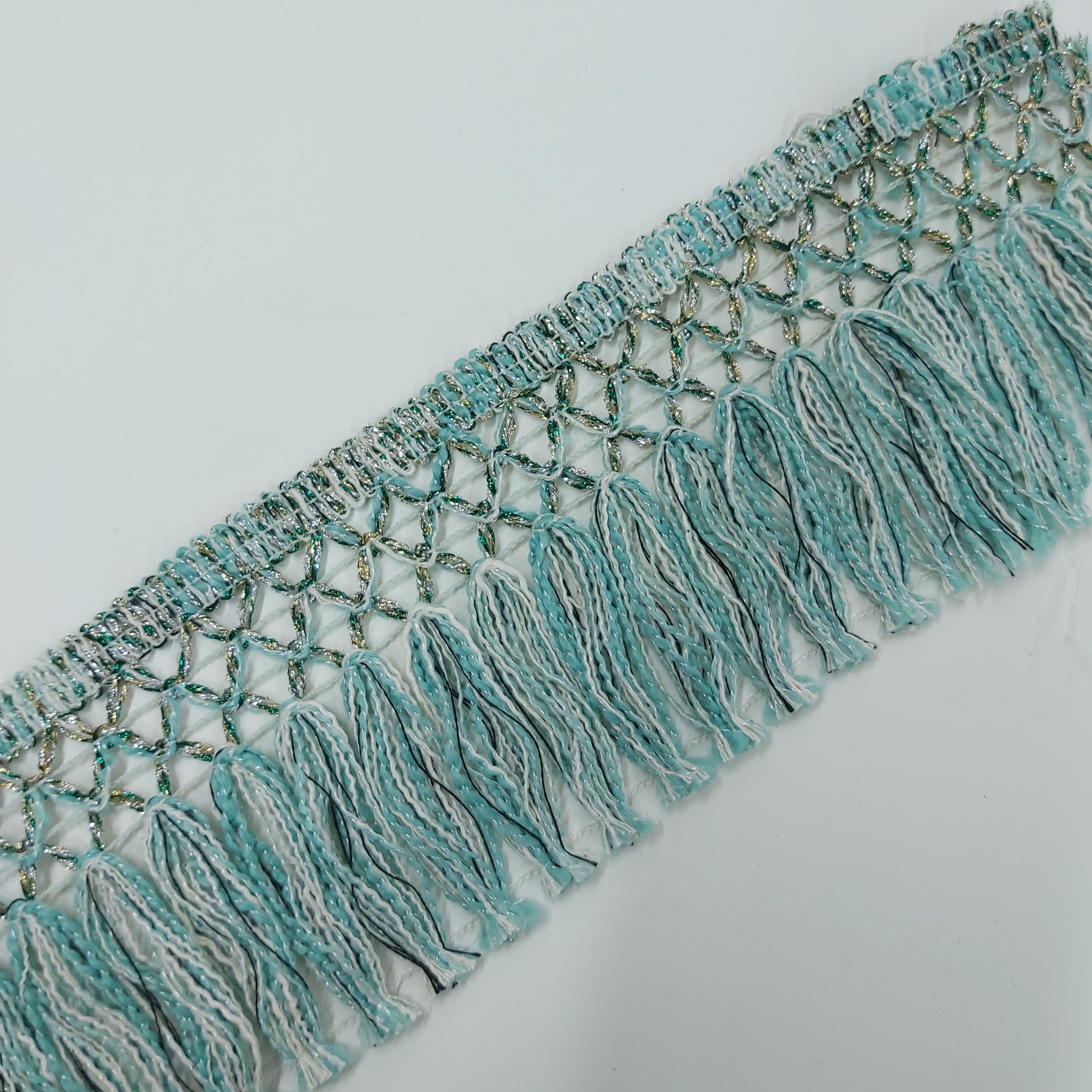 Passamaneria Frange Lurex Con Bordo - 0