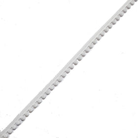 Acquista bianco Passamaneria Mini Pompon 5mm