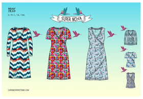 Cartamodello Tess Abito e Maglia Incrociato