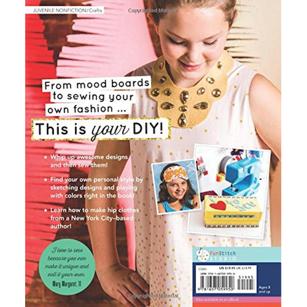 Libro Girl's Guide To DIY Fashion<br><small>Disegna e Cuci 5 Outfit Completi</small>