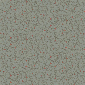 Cotone Americano Fiori E Rametti