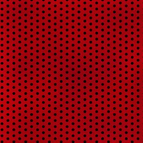 Cotone Americano Rosso Pois Neri