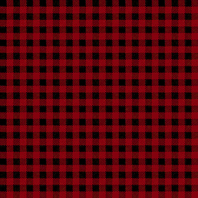 Cotone Americano Scozzese Rosso e Nero