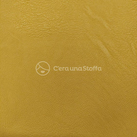 Acquista senape Tessuto Effetto Pelle Vanitoso