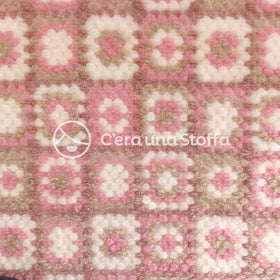 Acquista rosa Tessuto Misto Lana Granny