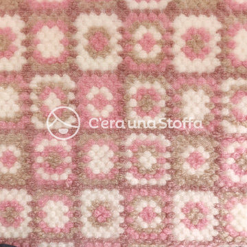 Acquista rosa Tessuto Misto Lana Granny