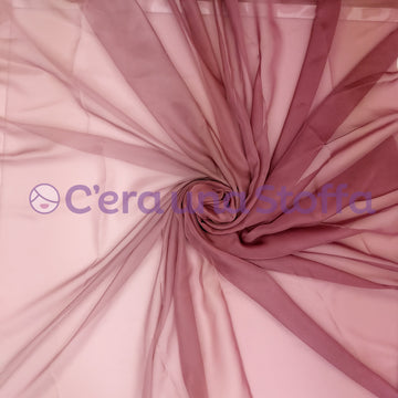 Acquista rosa-antico Tessuto Chiffon Vedo Sfumè