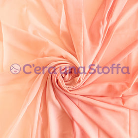 Acquista salmone Tessuto Chiffon Vedo Sfumè