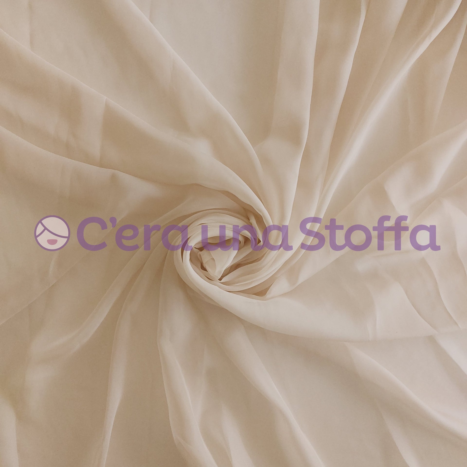 Acquista burro Tessuto Chiffon Vedo