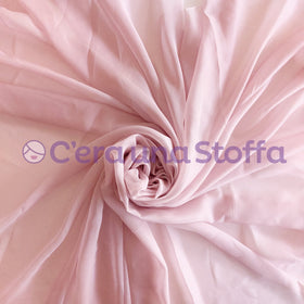 Acquista rosa-cipria Tessuto Chiffon Vedo