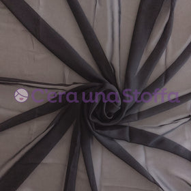 Acquista nero Tessuto Chiffon Vedo