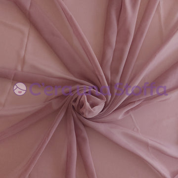 Acquista rosa-antico Tessuto Chiffon Vedo
