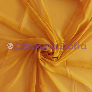 Acquista giallo-tuorlo Tessuto Chiffon Vedo
