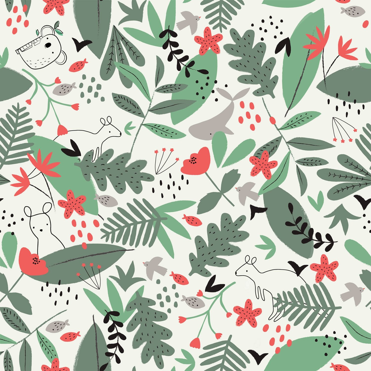 Katia Fabrics Jersey Koalas & Kangaroos