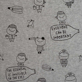 Katia Fabrics Jersey Melange Frogs Pirates Coord