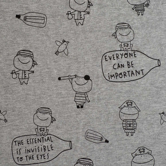Katia Fabrics Jersey Melange Frogs Pirates Coord