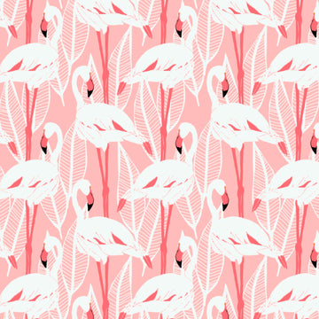 Katia Fabrics Canvas Ecru Flamingo