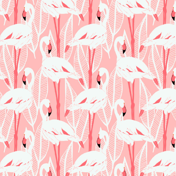 Katia Fabrics Canvas Ecru Flamingo