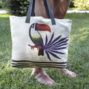 Katia Fabrics Canvas Slim Pannello Borsa Toucan Fluor-3