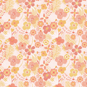 Katia Fabrics Popeline Jumbo Flowers