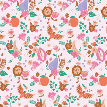 Katia Fabrics Popeline Tulum Fruits