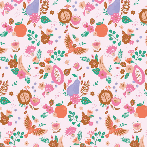 Katia Fabrics Popeline Tulum Fruits