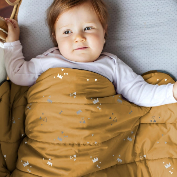 Katia Fabrics Padded Silver Print