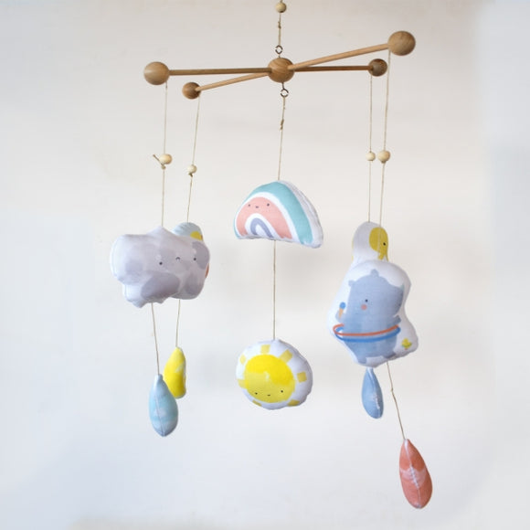 Katia Fabrics Jersey Sky Rhinos Baby Pannello Giostrina