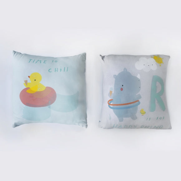 Katia Fabrics Jersey Sky Rhinos Baby Pannello Giostrina