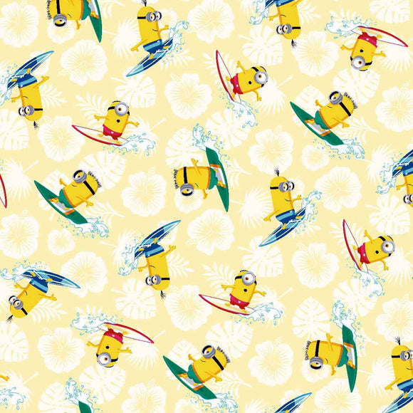 Katia Fabrics Popeline Minions Aloha