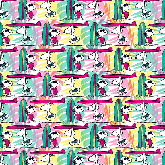 Katia Fabrics Popeline Snoopy Surf