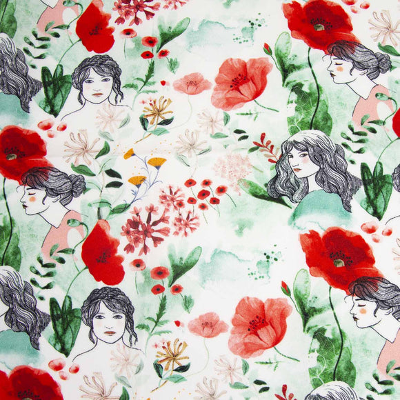 Ecoviscosa Poppies Main