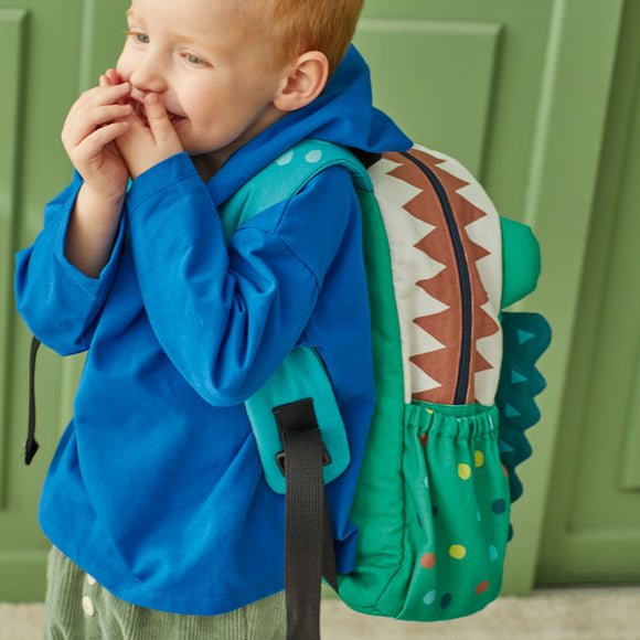 Katia Fabrics Canvas Dinosaur Bag Pannello Zaino