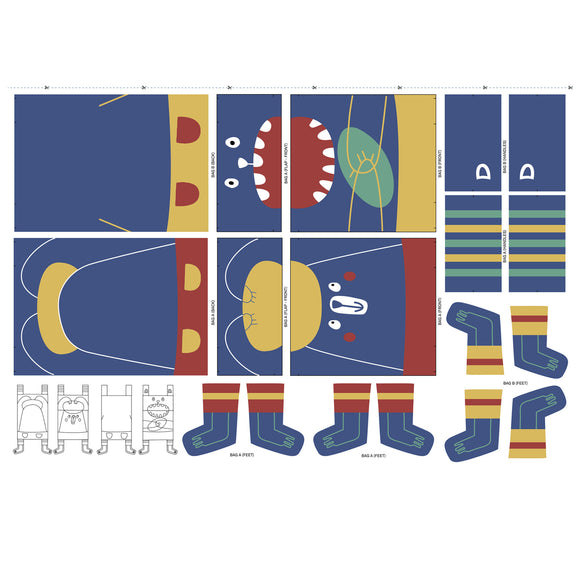 Katia Fabrics Canvas Rugby Laundry Bag Pannello