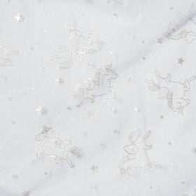 Katia Fabrics Tulle Grey Unicorns
