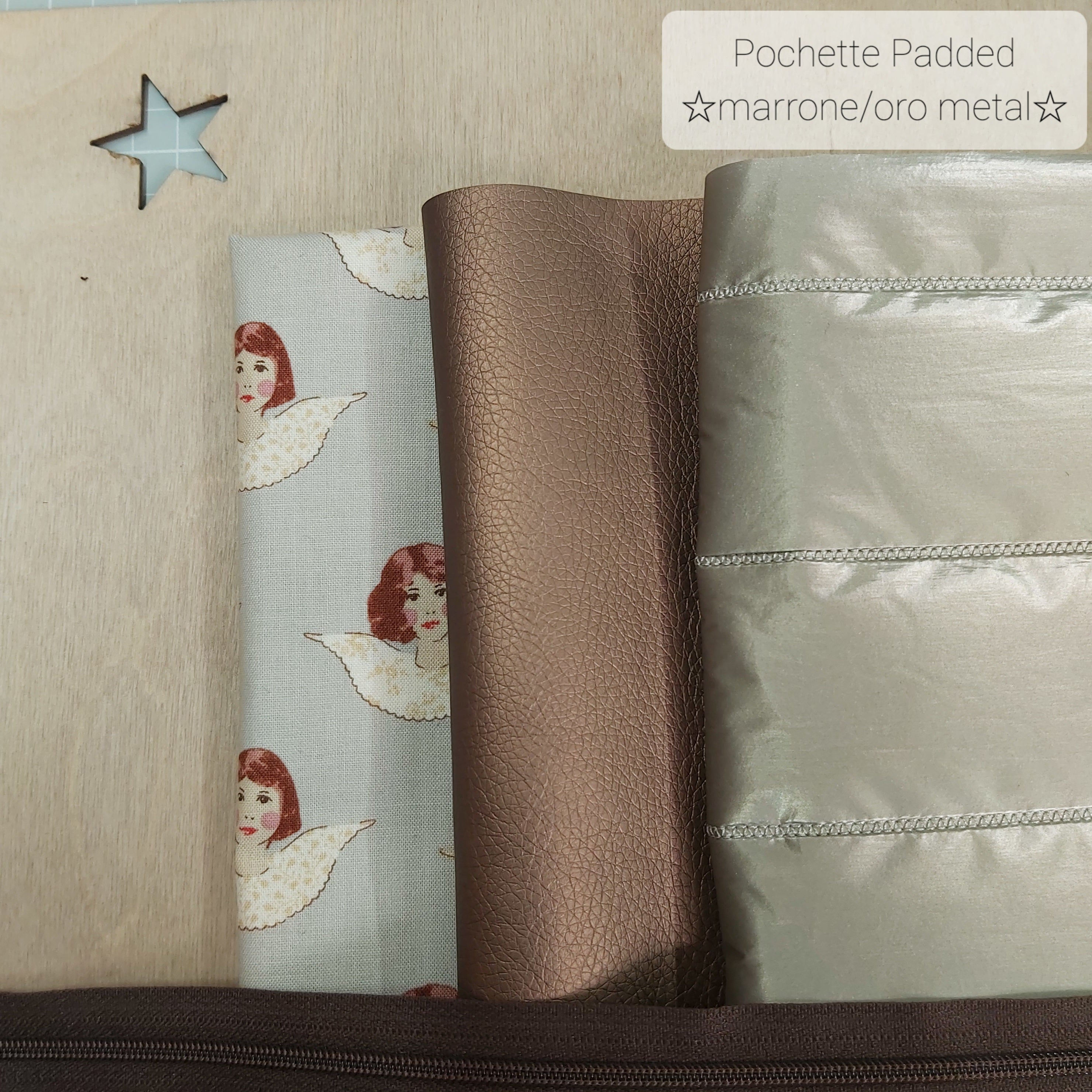 Pochette di stoffa con cerniera online