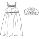 Katia Fabrics Cartamodello Vestito con Spalline + Turbante-2